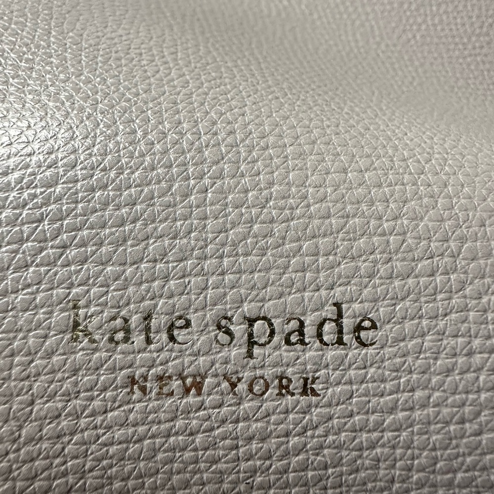 Kate Spade Gray Molly Large Work Leather Tote - Picture 5 of 15